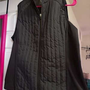 Black Quilted Vest